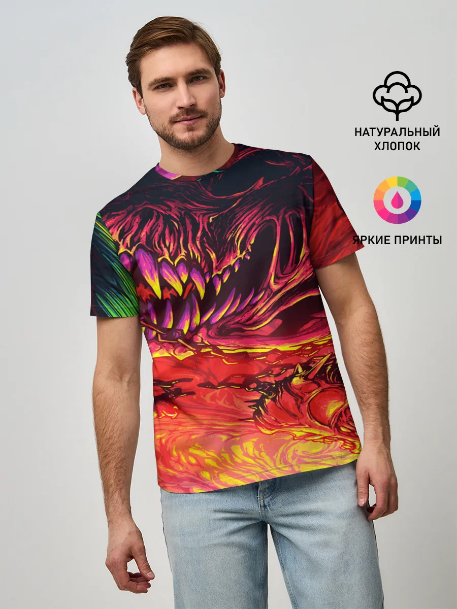 Мужская базовая футболка / HyperBeast