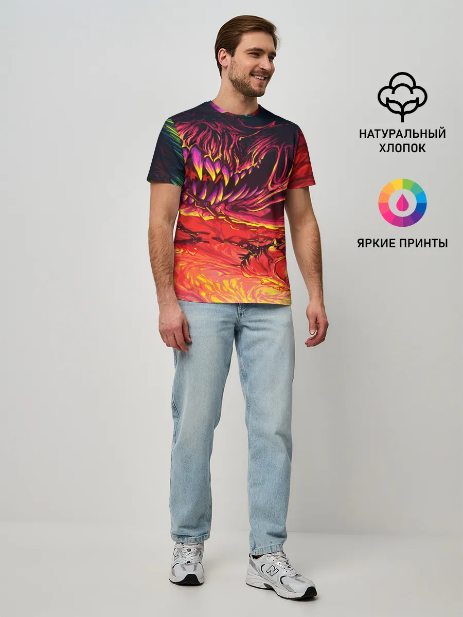 Мужская базовая футболка / HyperBeast