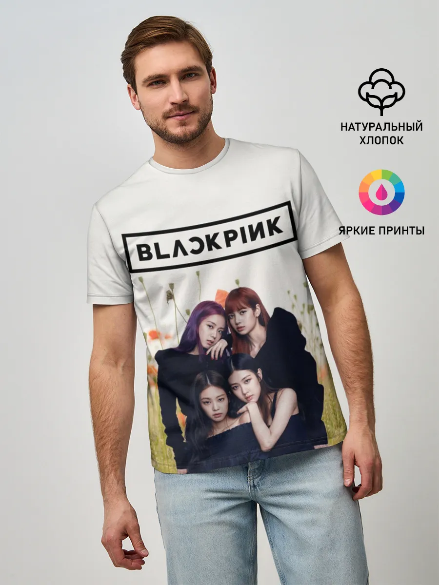 Мужская базовая футболка / BlackPink