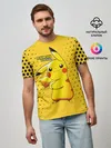 Мужская базовая футболка / Pikachu Pika Pika