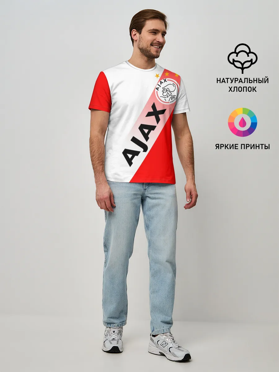 Мужская базовая футболка / FC AJAX AMSTERDAM / ФК АЯКС