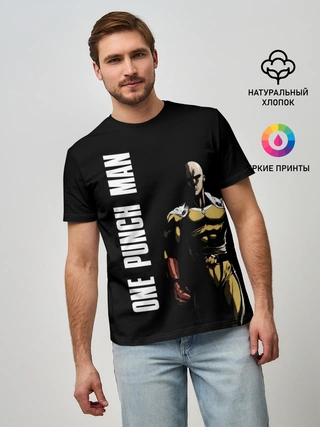 Мужская базовая футболка / One Punch Man