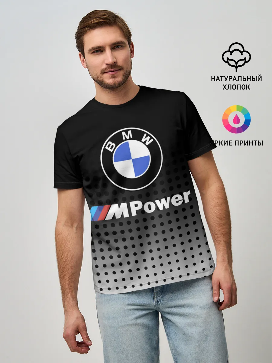 Мужская базовая футболка / BMW