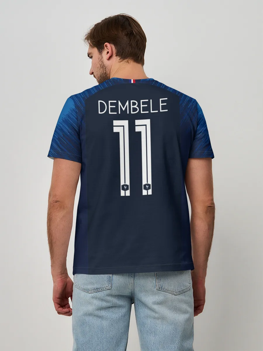 Мужская базовая футболка / Dembele home 18-19 WC