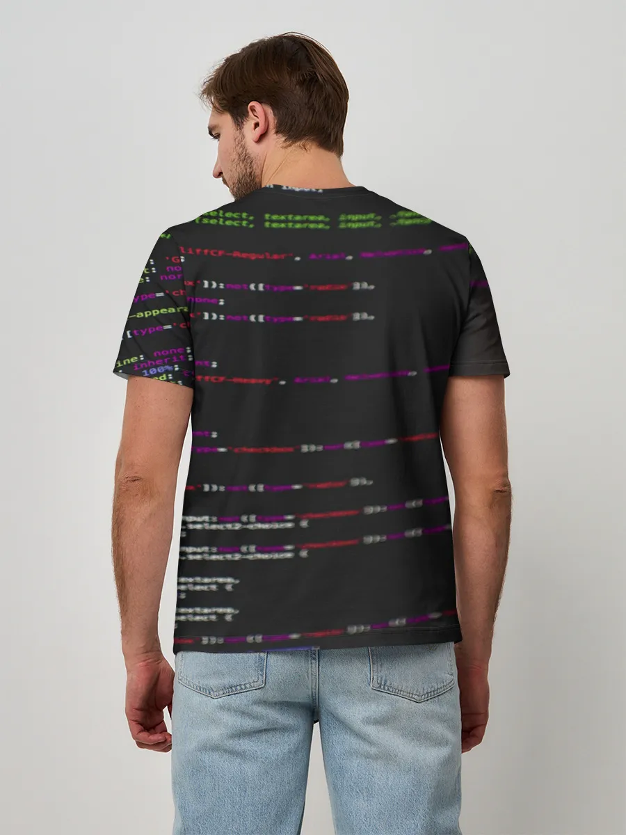 Мужская базовая футболка / Программный код