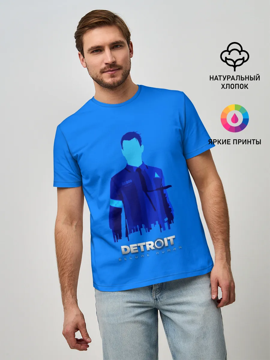 Мужская базовая футболка / Detroit:become human