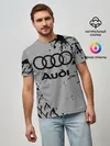 Мужская базовая футболка / AUDI / АУДИ