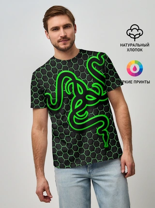 Мужская базовая футболка / RAZER