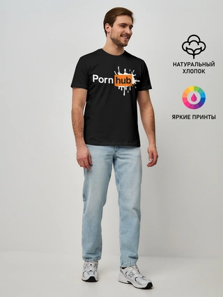 Мужская базовая футболка / PORN HUB