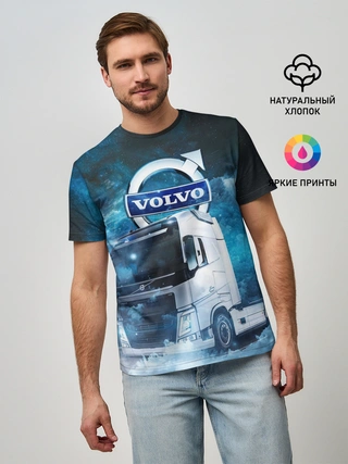 Мужская базовая футболка / Volvo truck