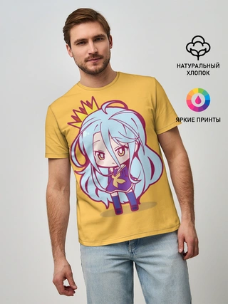 Мужская базовая футболка / NO GAME NO LIFE