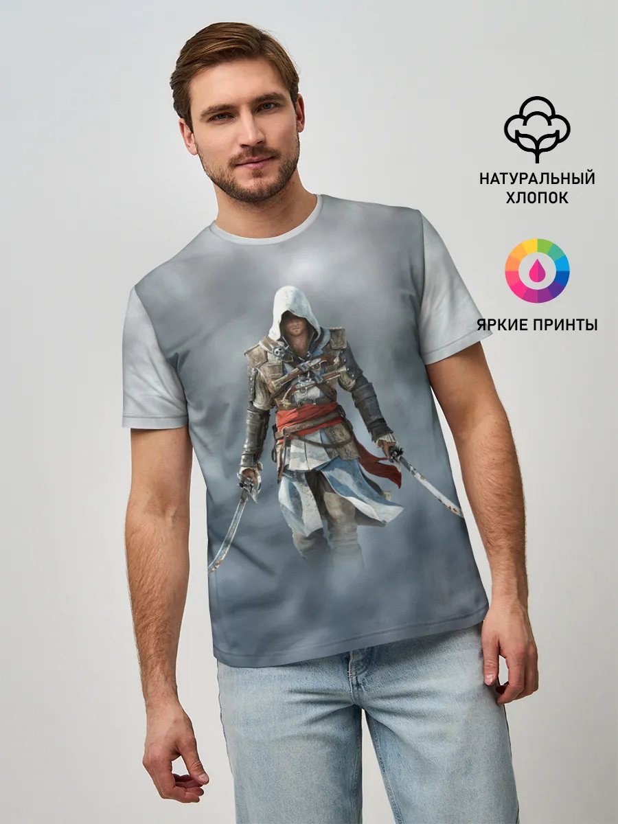 Мужская базовая футболка / ASSASSINS CREED.