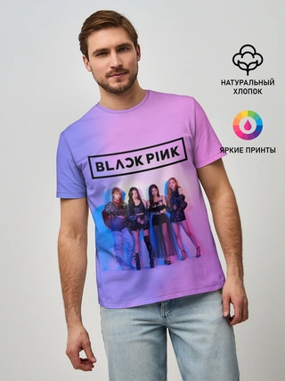 Мужская базовая футболка / BLACKPINK