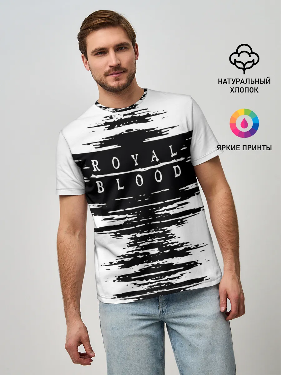 Мужская базовая футболка / royal blood