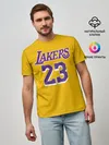 Мужская базовая футболка / James 18-19 LA Lakers home