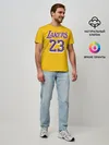 Мужская базовая футболка / James 18-19 LA Lakers home