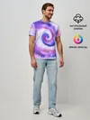 Мужская базовая футболка / TIE-DYE PURPLE