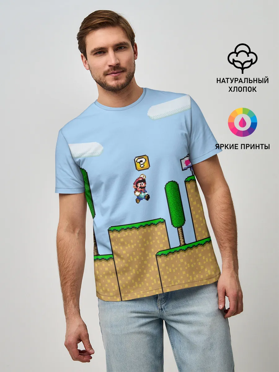 Мужская базовая футболка / Mario