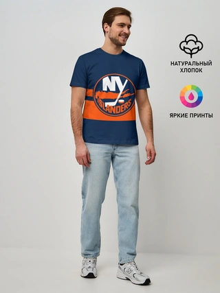 Мужская базовая футболка / NY ISLANDERS NHL