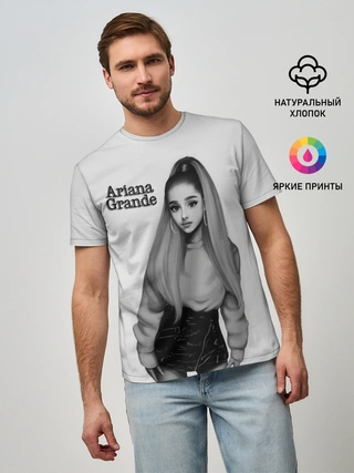 Мужская базовая футболка / Ariana Grande (Ариана Гранде)