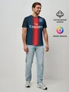 Мужская базовая футболка / PSG Форма Новая Home 18/19