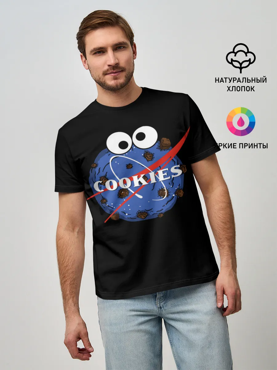 Мужская базовая футболка / Cookies