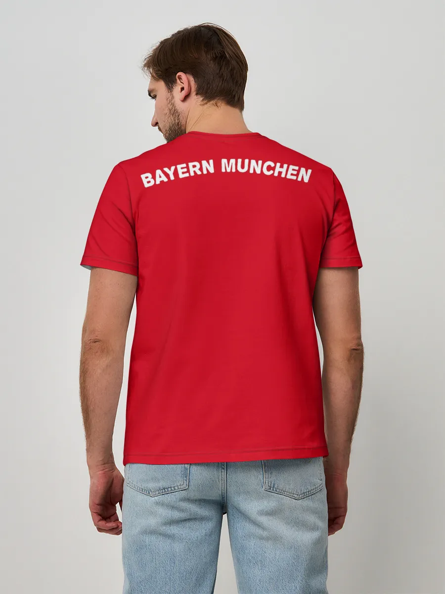 Мужская базовая футболка / Bayern home 19-20