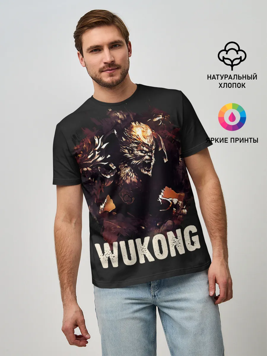 Мужская базовая футболка / Wukong