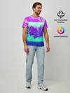 Мужская базовая футболка / color neon collection