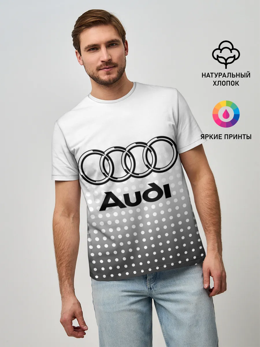 Мужская базовая футболка / Audi