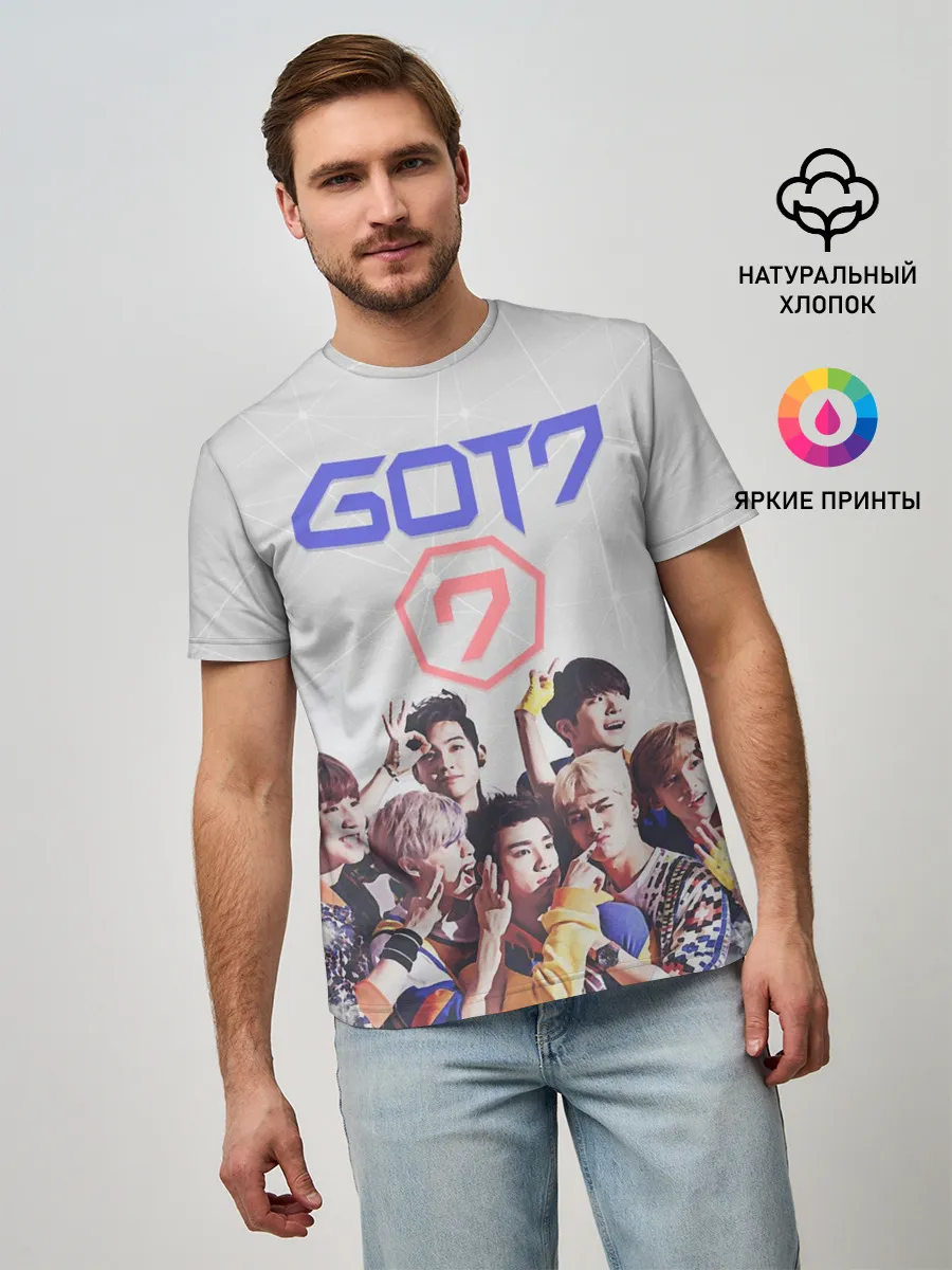 Мужская базовая футболка / Got7