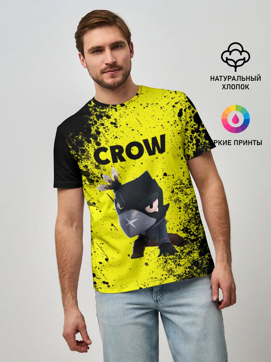 Мужская базовая футболка / Brawl Stars CROW