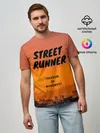 Мужская базовая футболка / Street runner