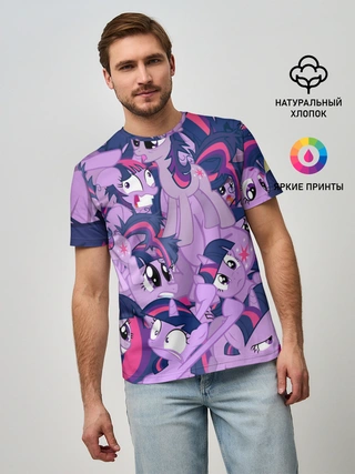 Мужская базовая футболка / PATTERN PONY