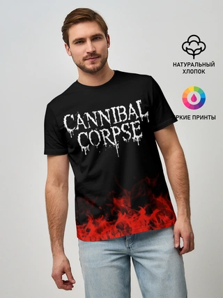 Мужская базовая футболка / Cannibal Corpse