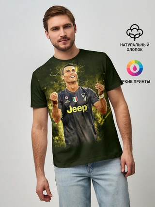 Мужская базовая футболка / RONALDO JUVE SPORT