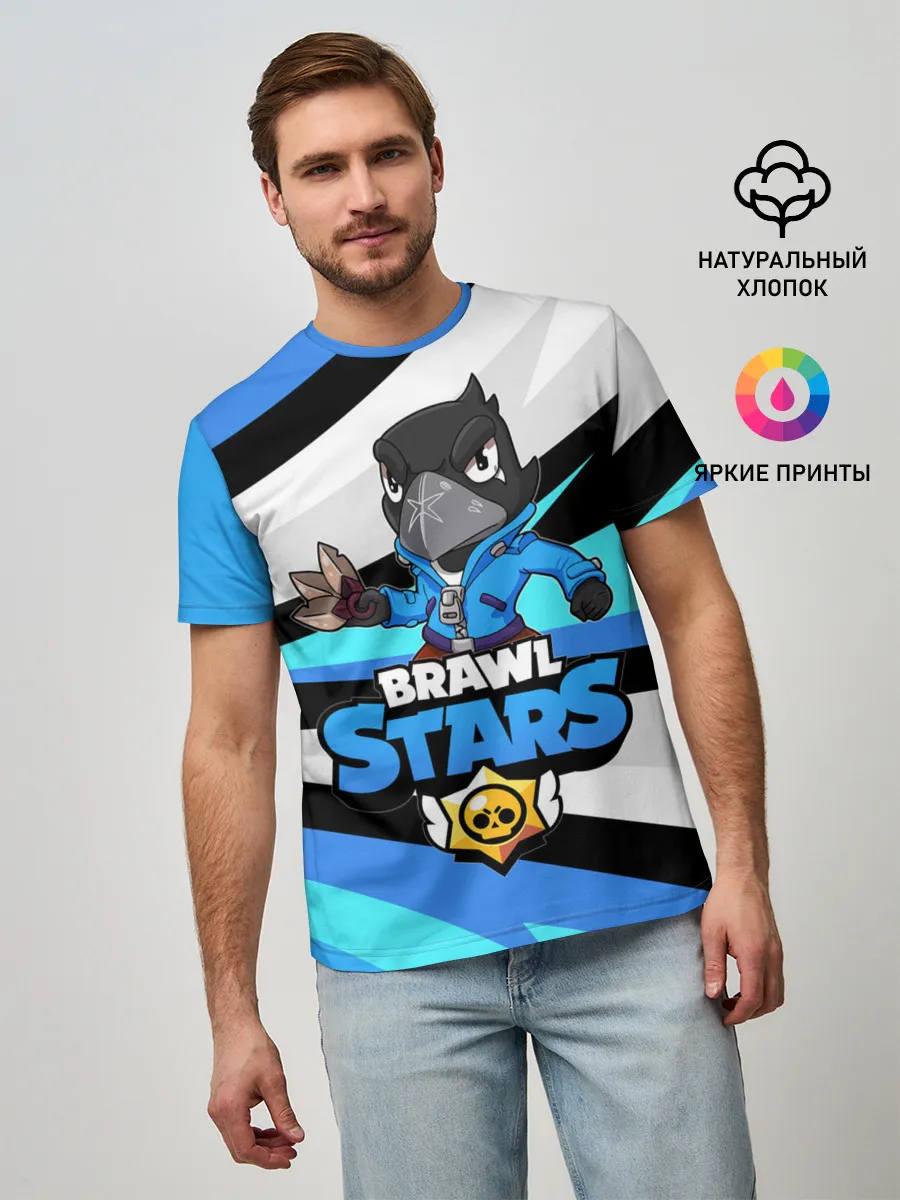 Мужская базовая футболка / BRAWL STARS CROW