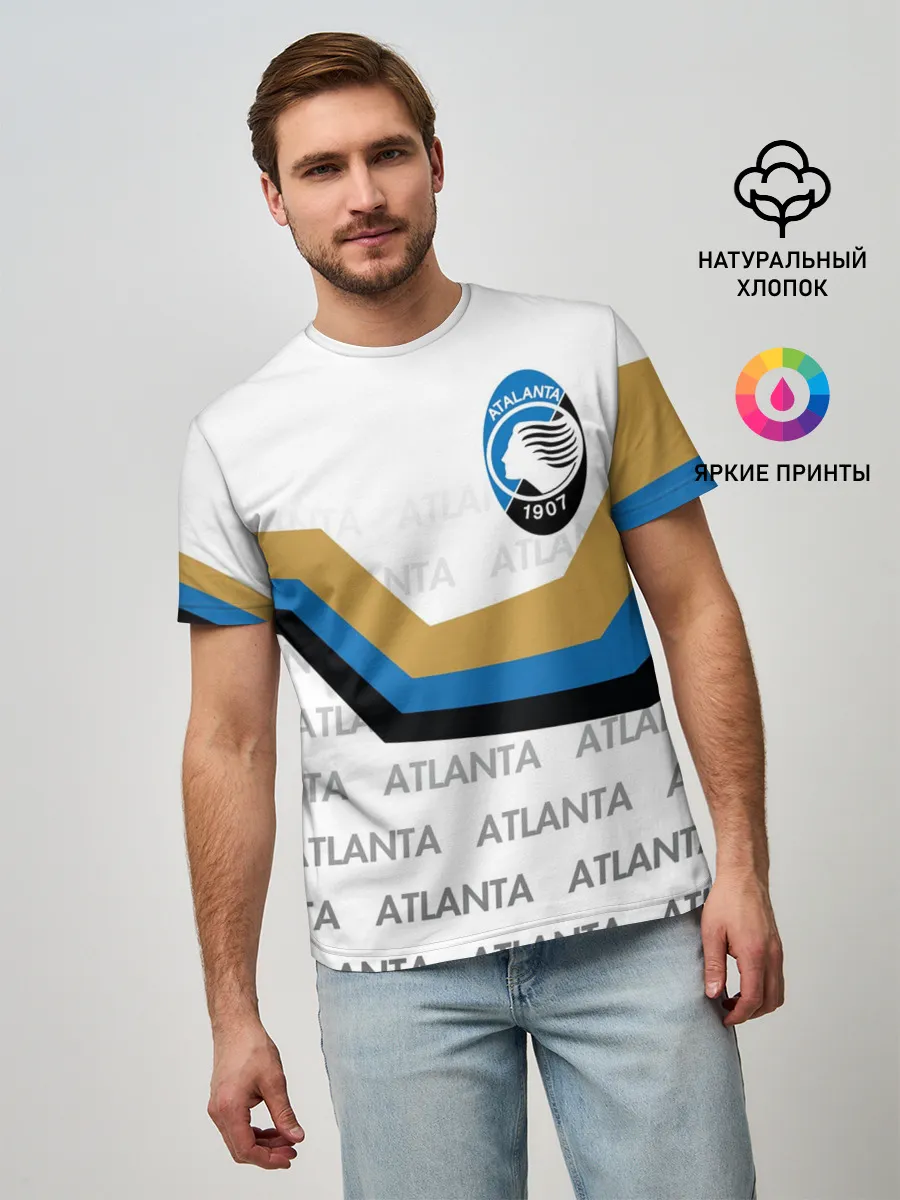 Мужская базовая футболка / FC ATALANTA / ФК АТАЛАНТА