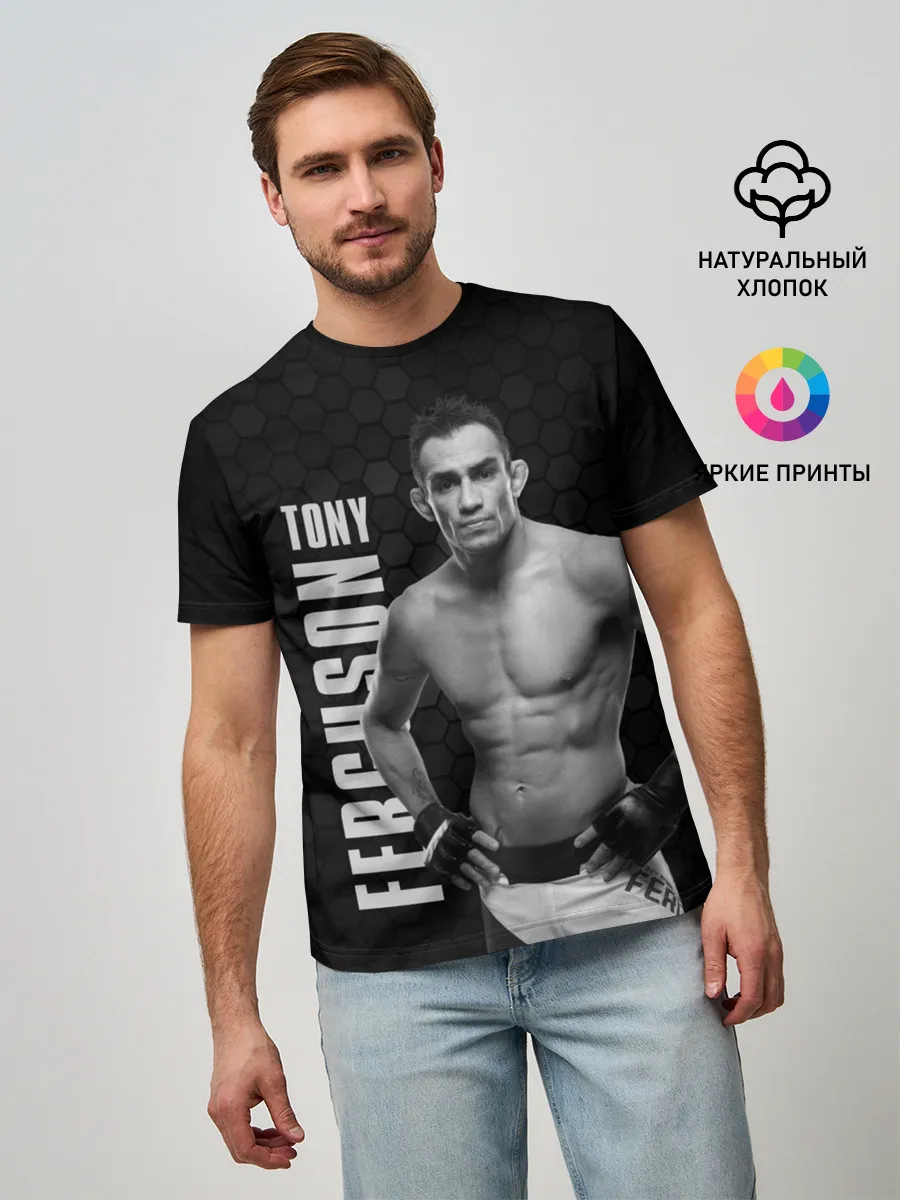 Мужская базовая футболка / EL CUCUY Tony Ferguson