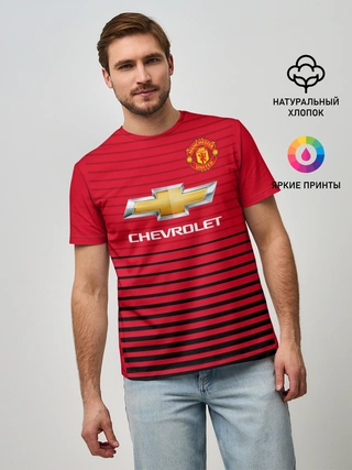 Мужская базовая футболка / Man United Форма Home 18/19