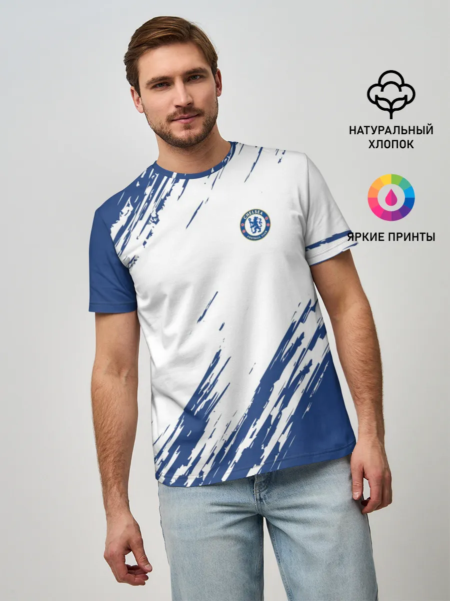 Мужская базовая футболка / CHELSEA UNIFORM | ФОРМА ЧЕЛСИ