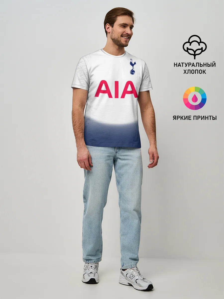 Мужская базовая футболка / Tottenham home 18-19