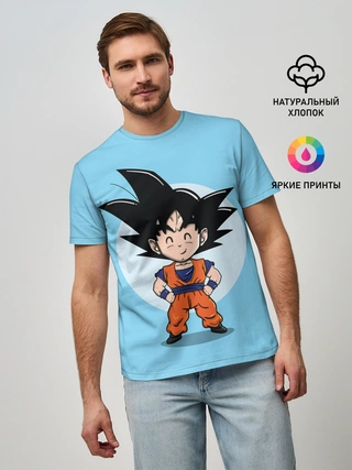 Мужская базовая футболка / Sweet Goku