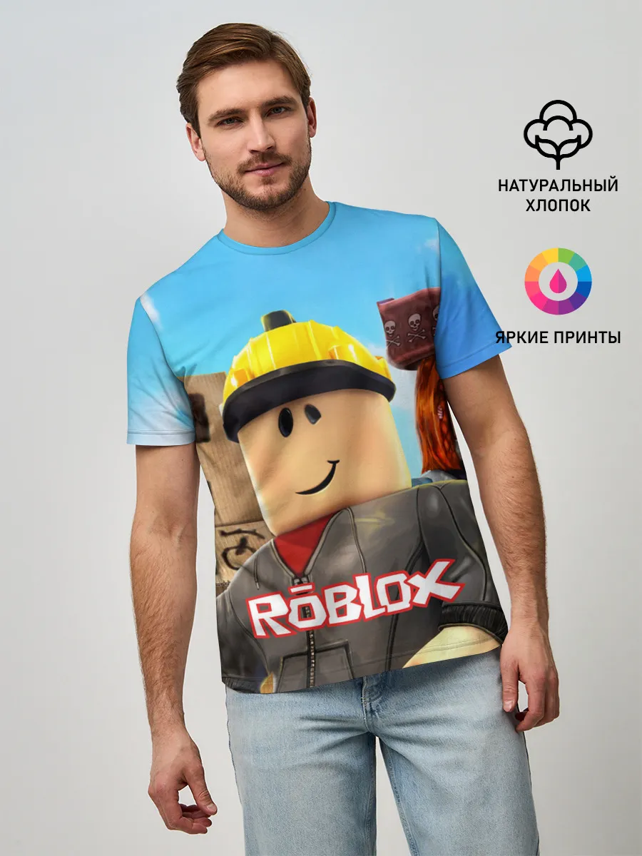 Мужская базовая футболка / ROBLOX