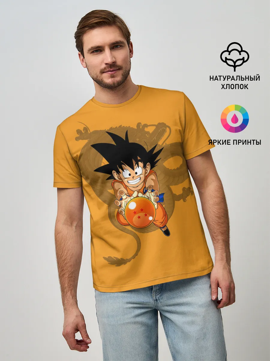 Мужская базовая футболка / Kid Goku