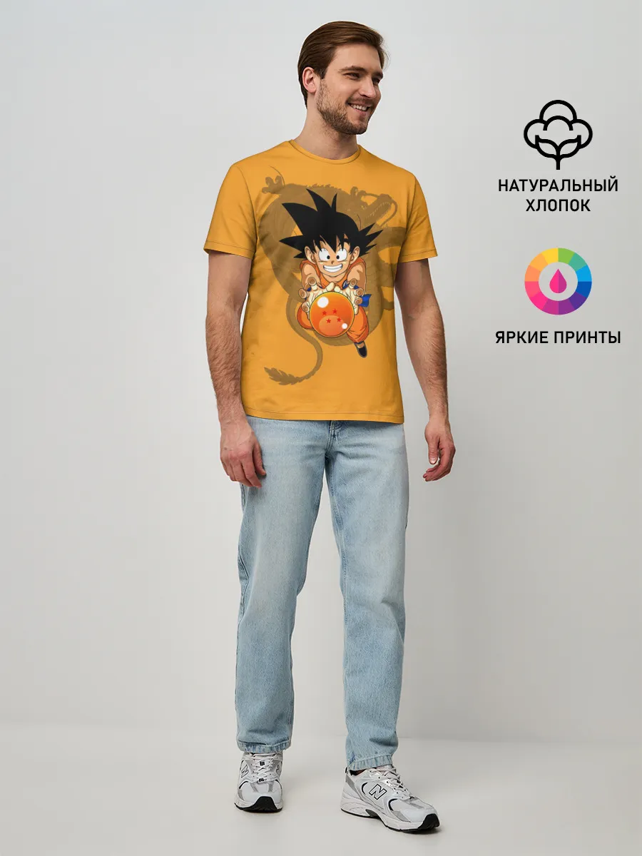 Мужская базовая футболка / Kid Goku