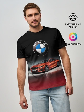 Мужская базовая футболка / BMW