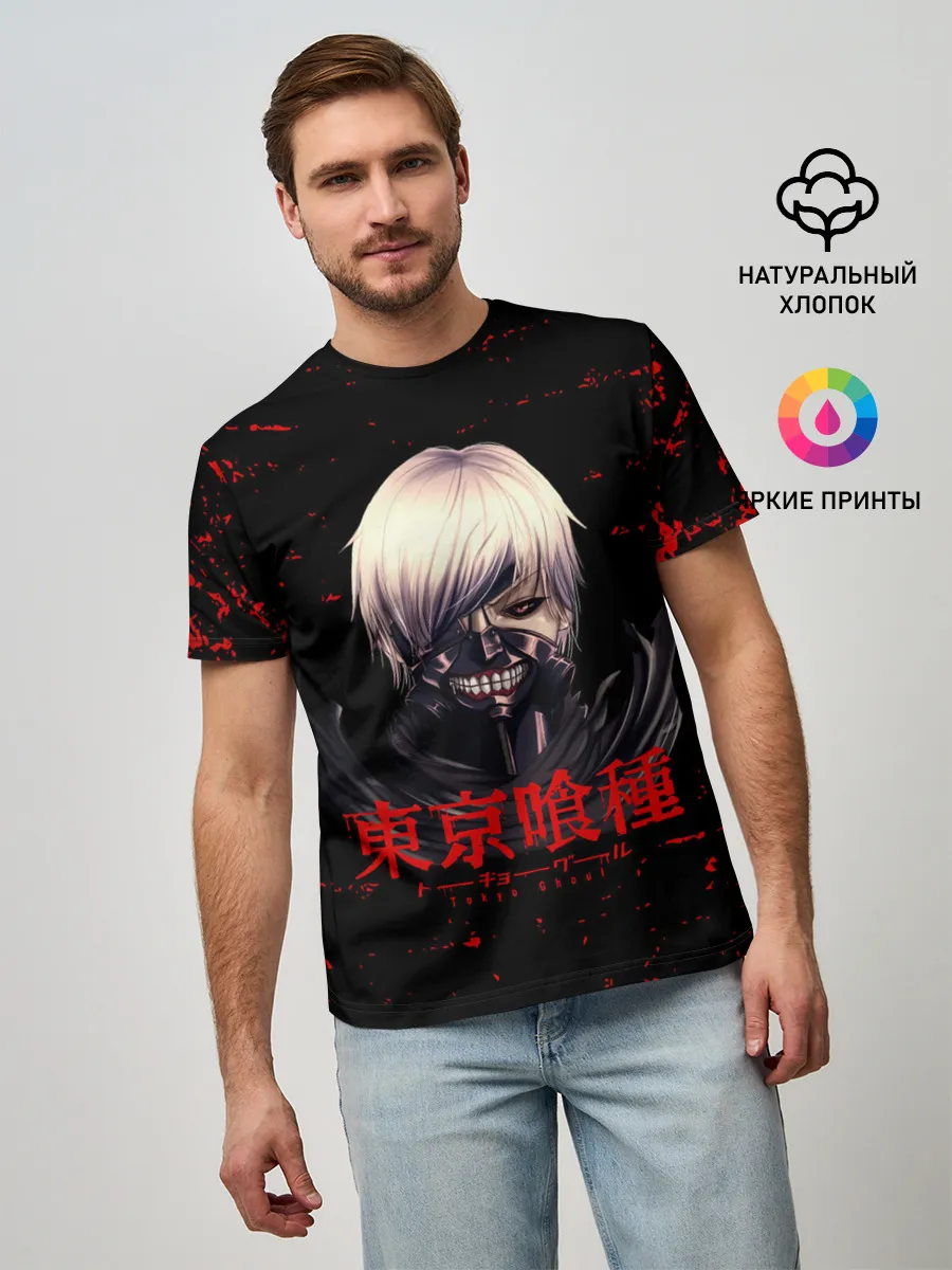 Мужская базовая футболка / Tokyo Kaneki