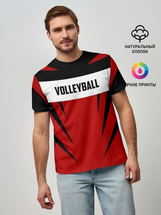 Мужская базовая футболка / Volleyball