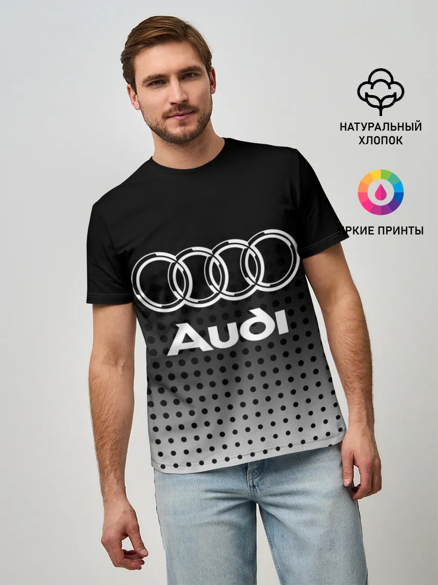 Мужская базовая футболка / Audi